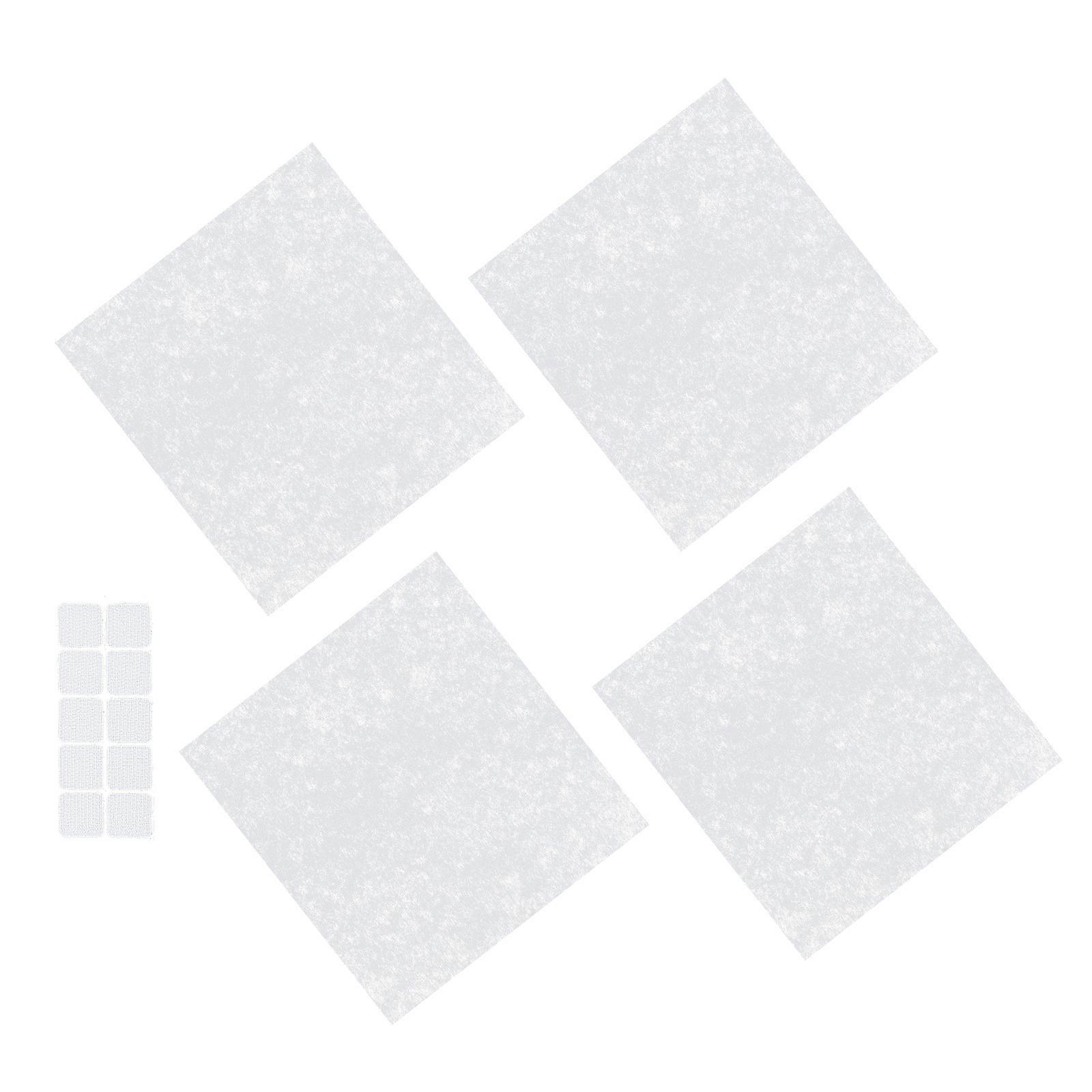 Range Hood Oil-Absorbing Paper for Kitchen Use 4Pcs White Sheets