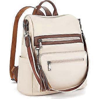 Mochila feminina de couro 2 em 1, ideal para lazer e viagens, modelo 2025.