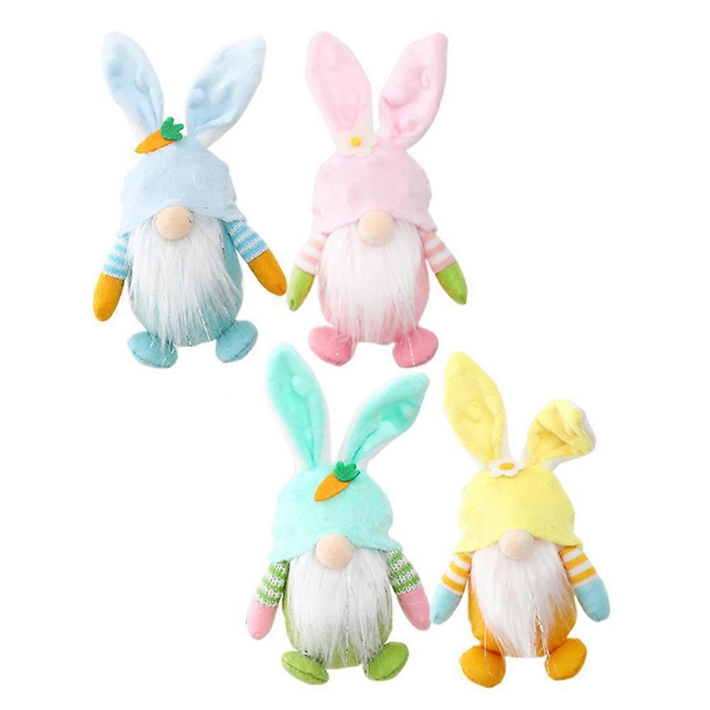 Gnome Doll Easter Decoration for Home Use 12Pcs Assorted Color Dolls