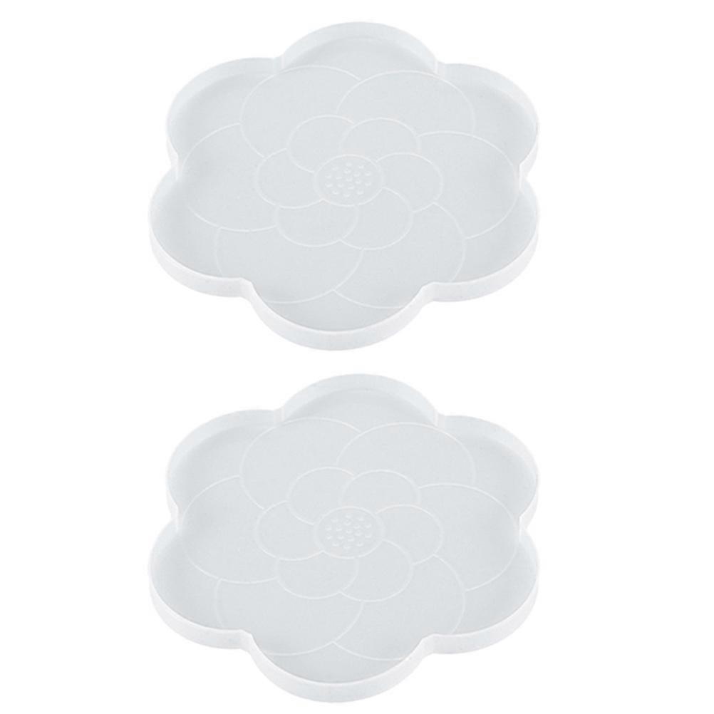 Coaster Silicone Mold Crystal Epoxy Mold for DIY Craft 1Pcs