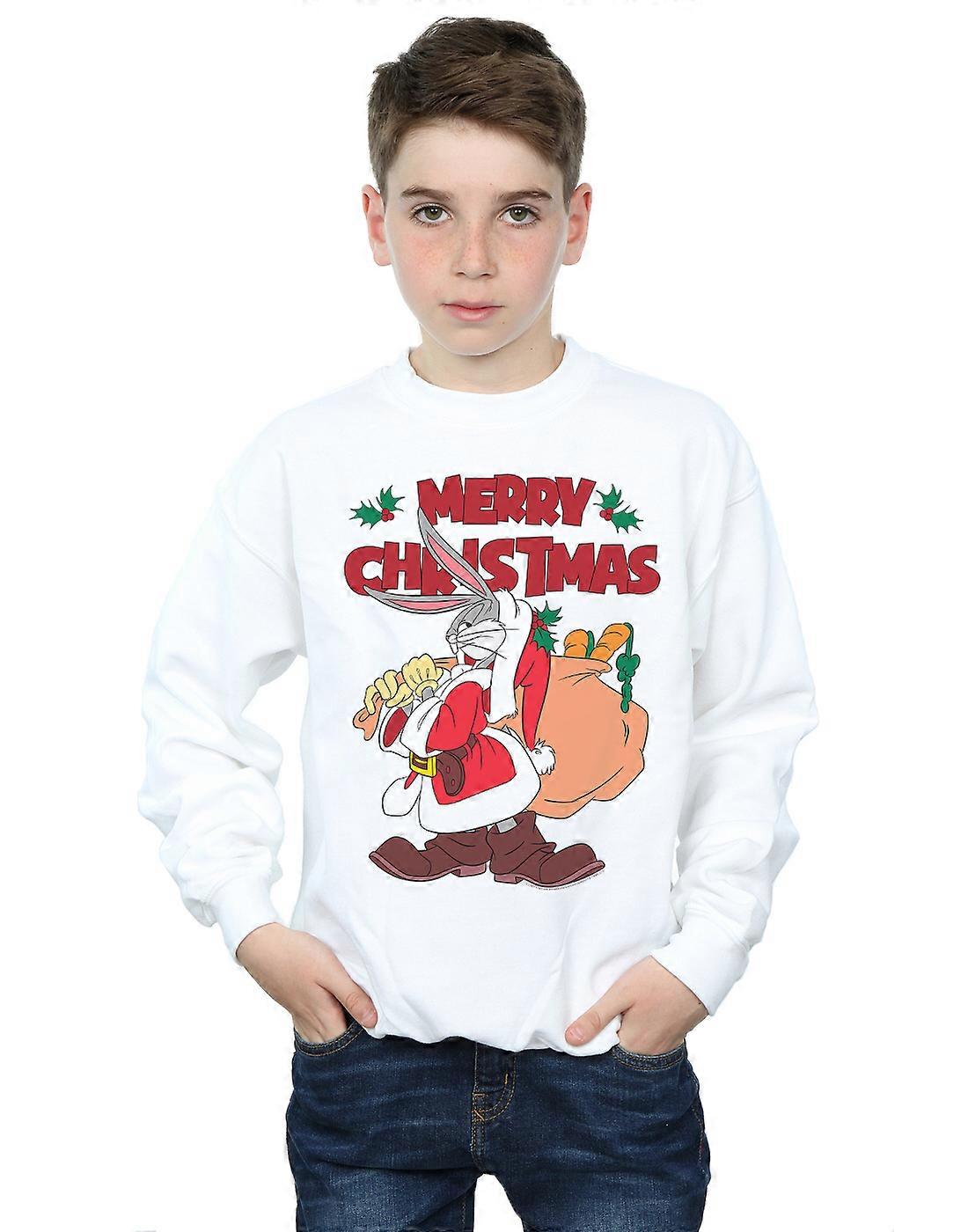 Looney Tunes gutter Santa Bugs Bunny genser