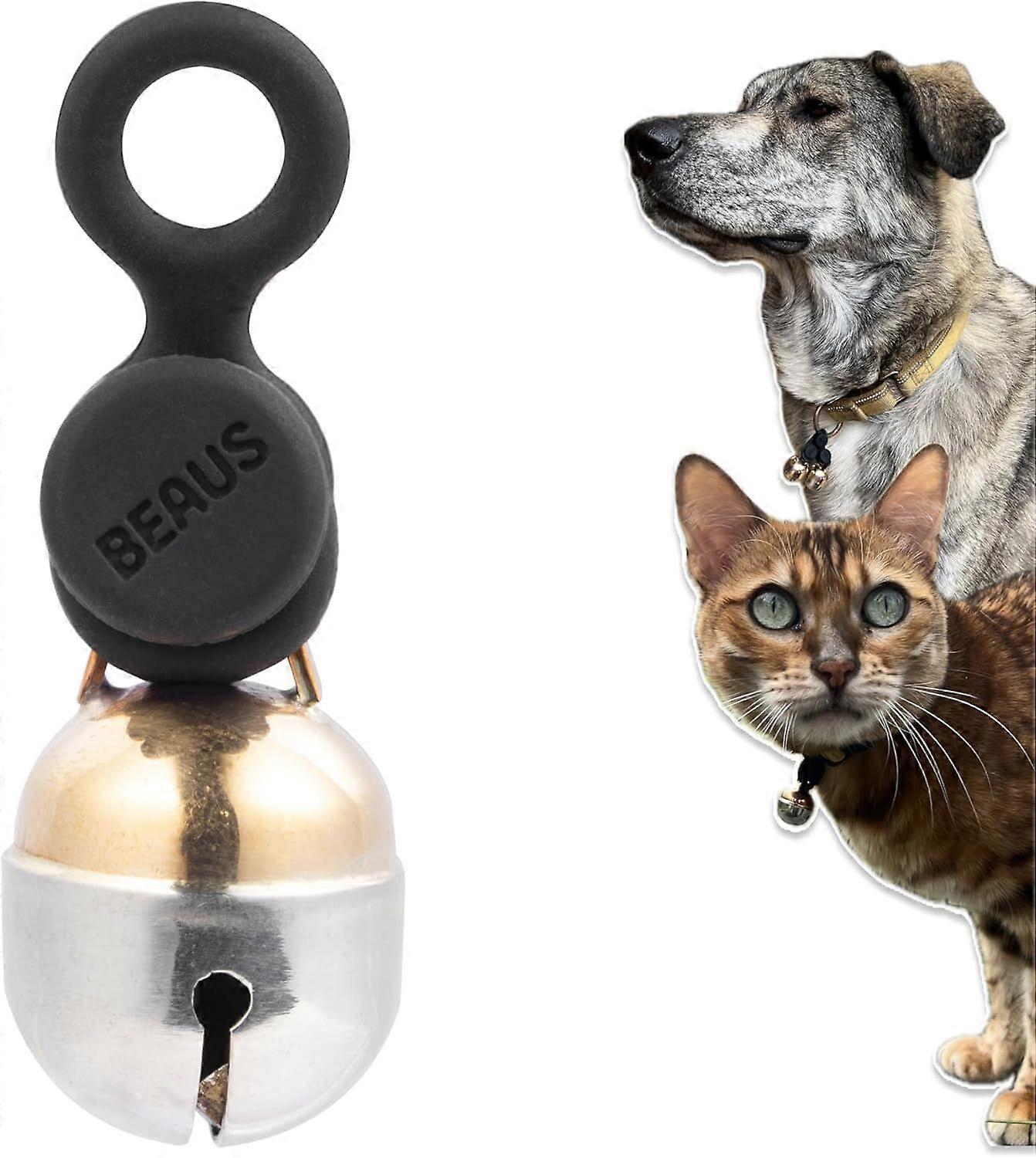 V2 | Cat & Dog Collar Bells with New Quick Loop Easy Release Clip | Handmade