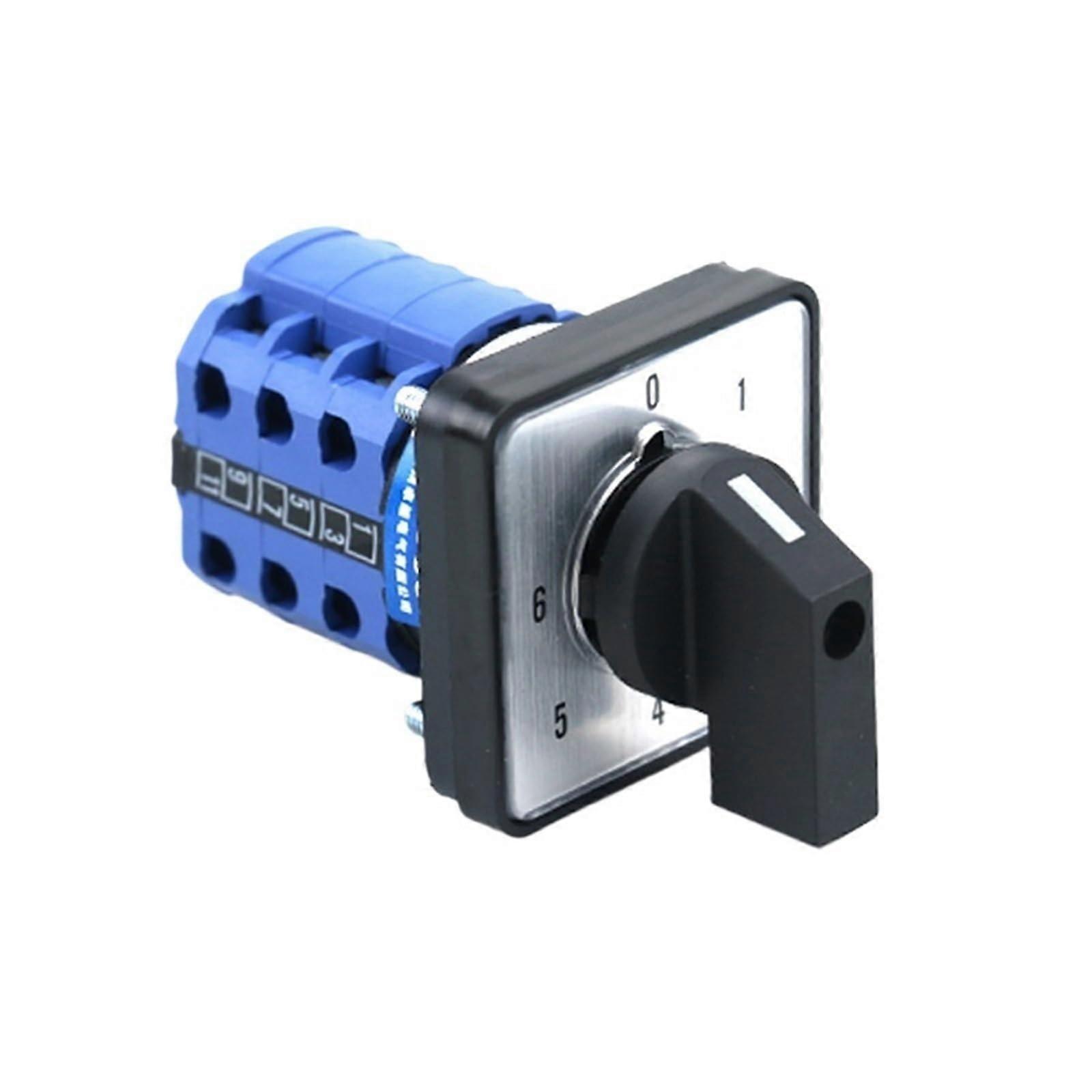 3 Phase 7 Position 20A 660V Rotary Cam Switch for Motor Control and Universal Transfer