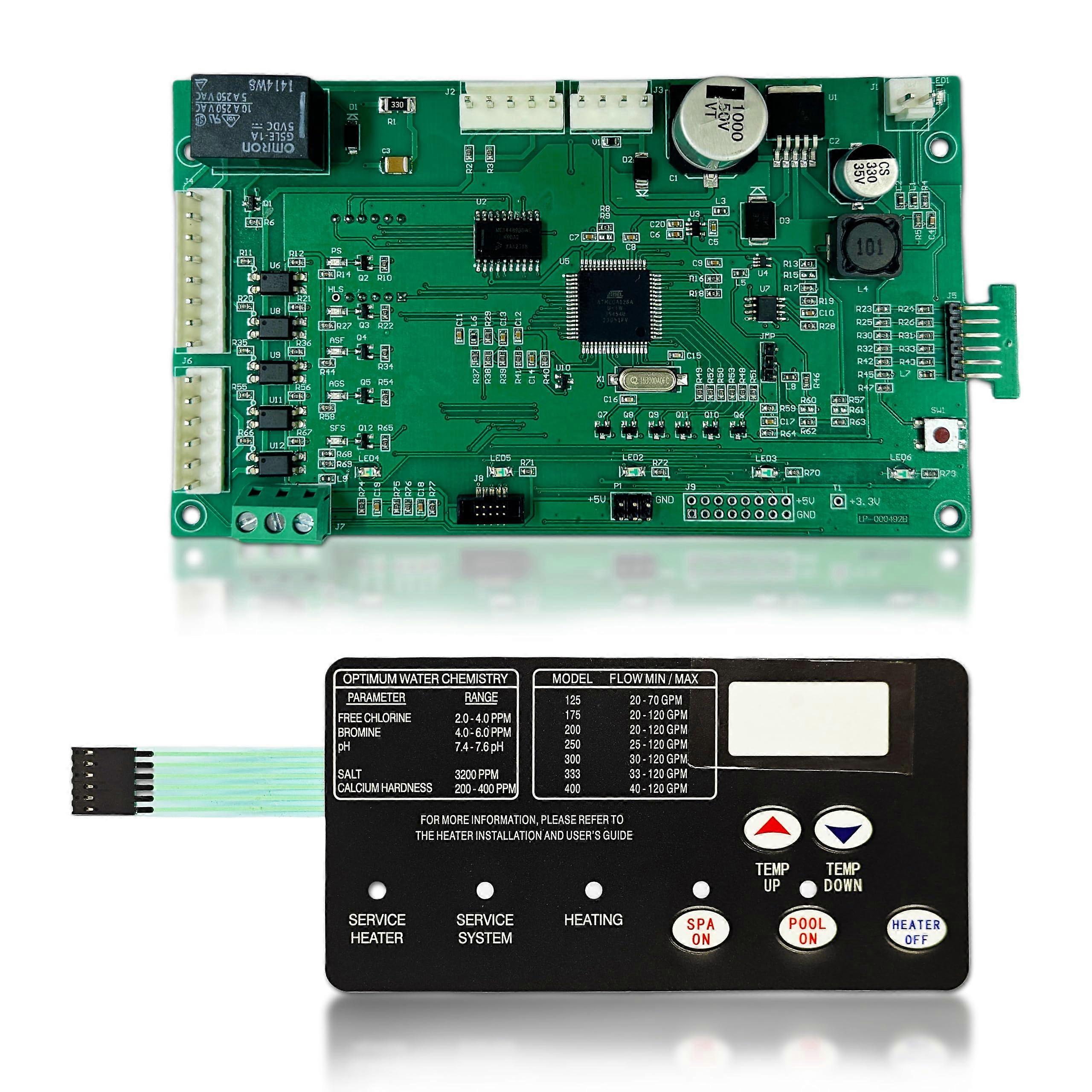 420020007S Control Board Kit for Pentair MasterTemp and StaRite MaxETherm Heaters with 472610Z Pad