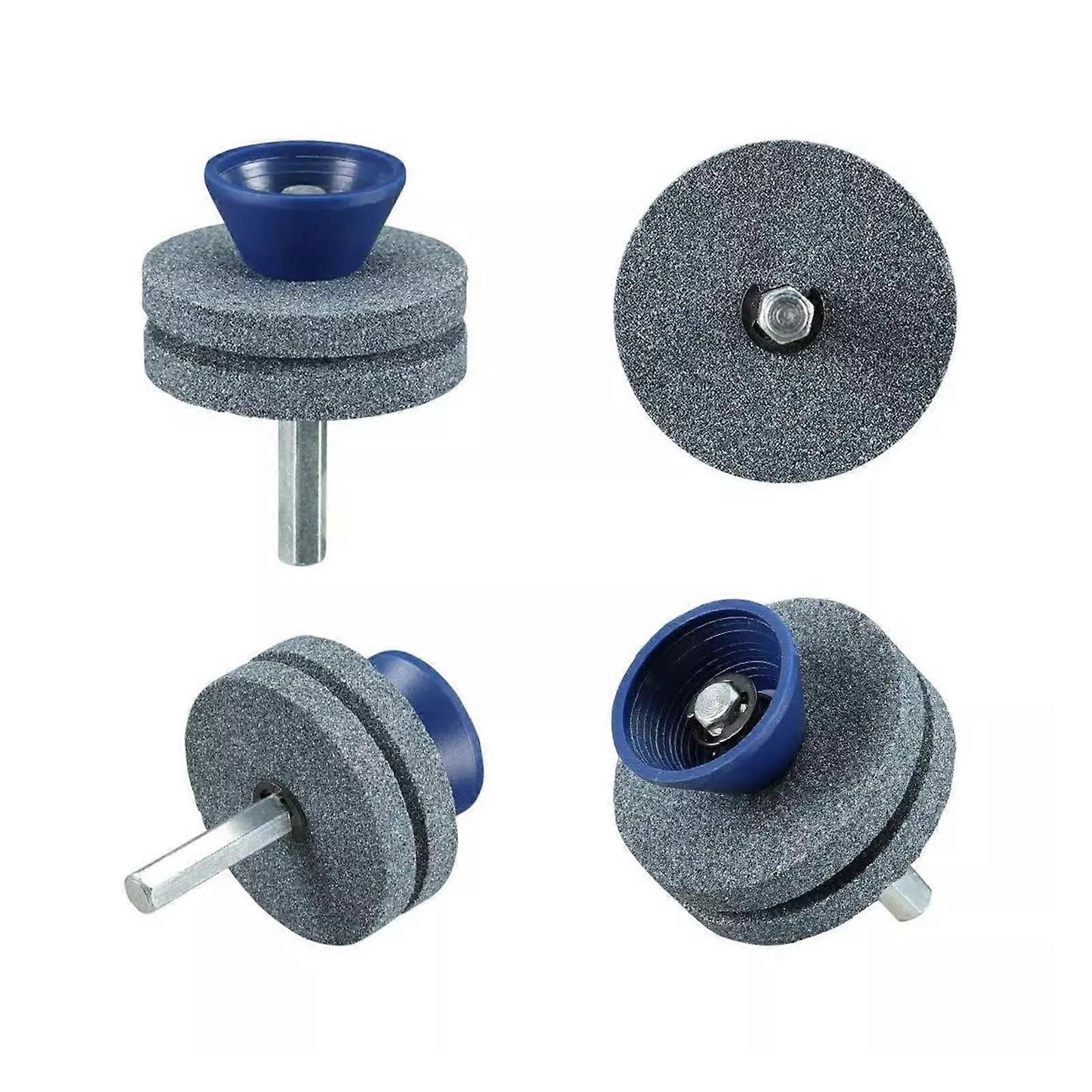 3 Wear Resistant Double Layer Lawn Mower Blade Sharpener for Power Drill