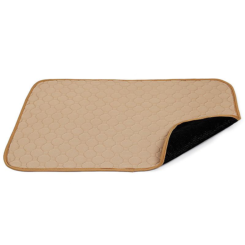 2 Pack Mwashable Dog Training Mat Fast Urine Absorption - Reusable With Waterproof Non-slip Base For Indoor, Outdoor, Car And Travel