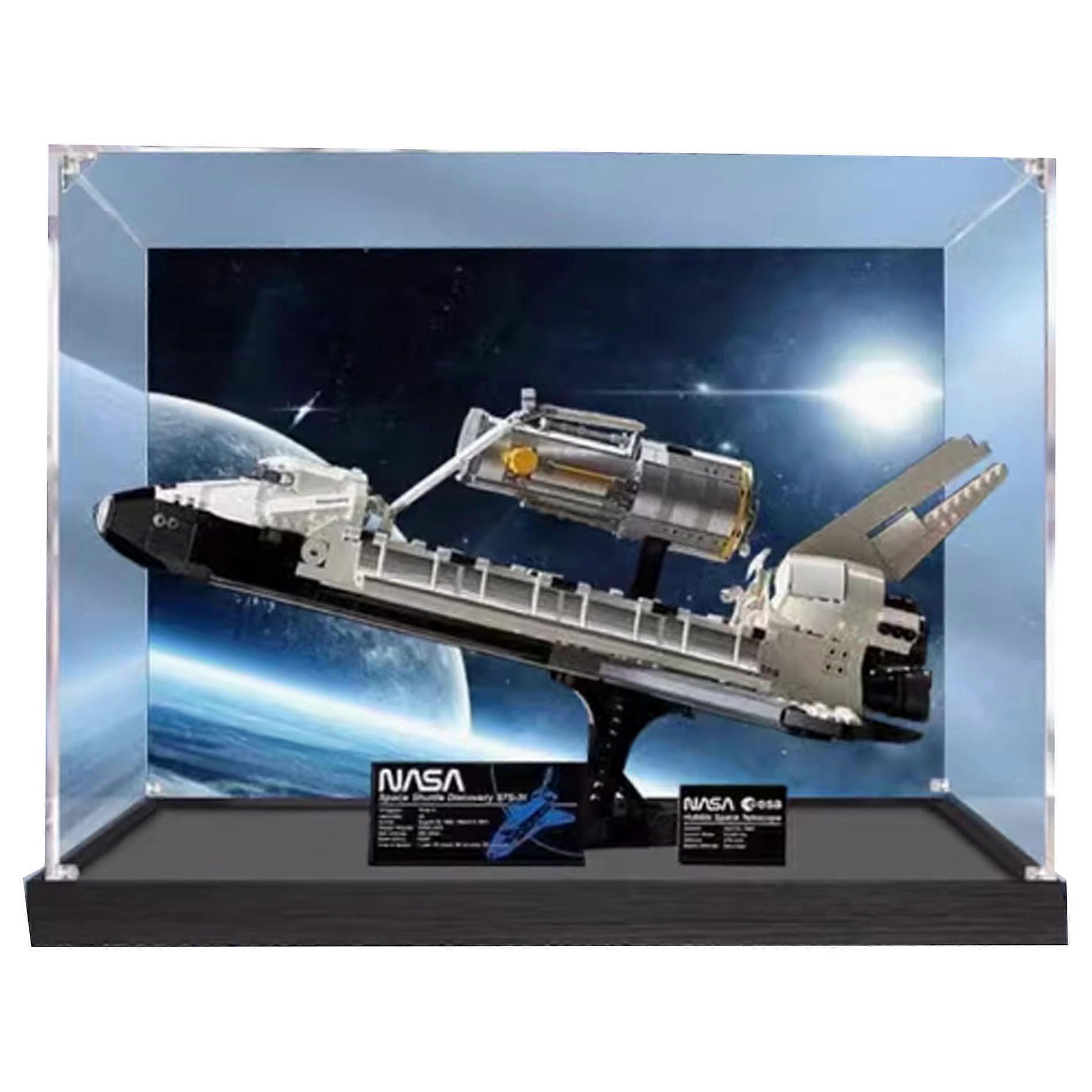 Acrylic Display Case for  10283 Aircraft Model, Dustproof Clear Box with Stable Snap Frame