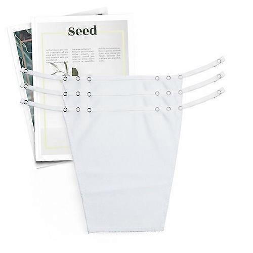 3 Pack Clip-on Mock Camisole Bra Insert Overlay Modesty Panel V-neck Fit Cami