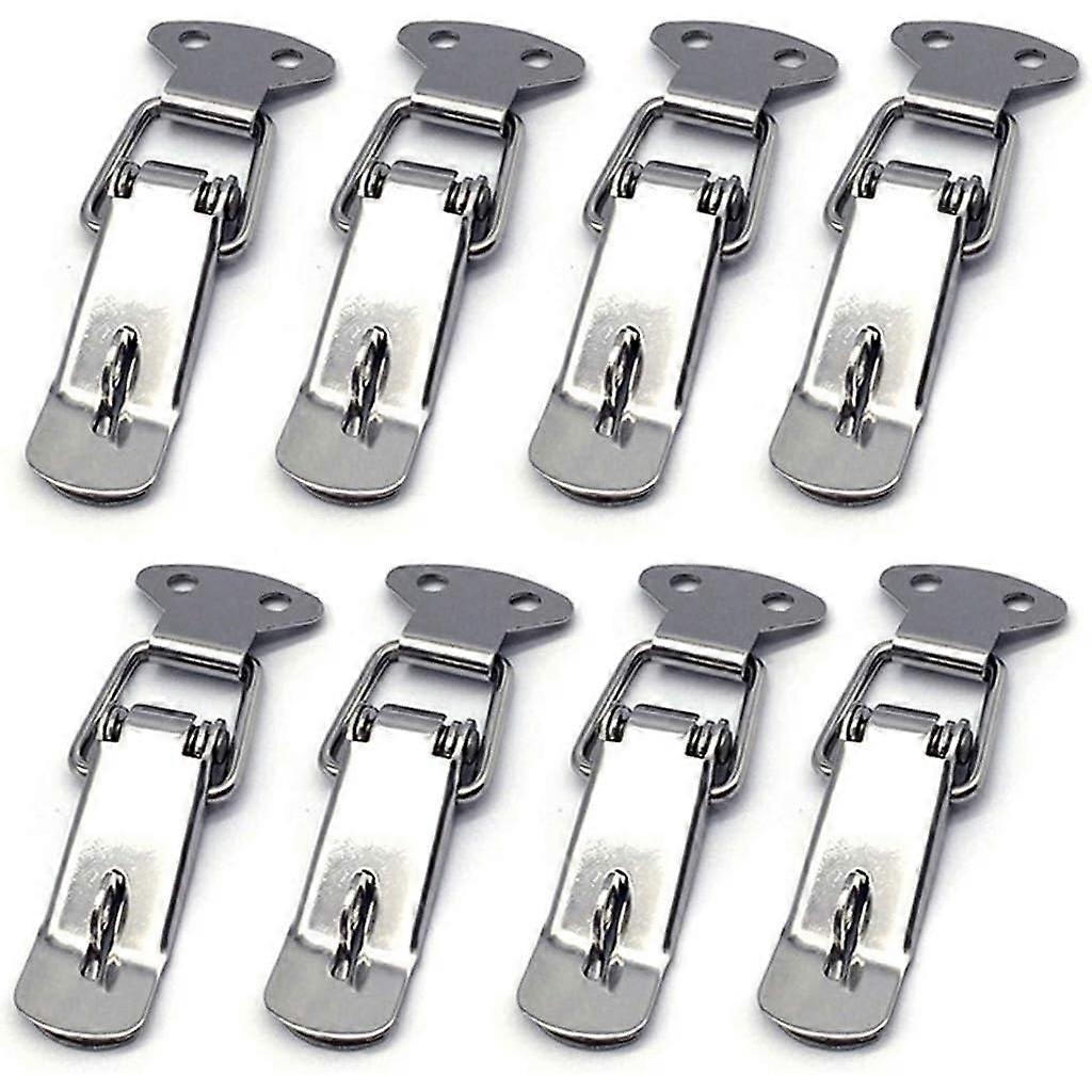 8Pcs Stainless Steel Toggle Latch Spring Box Catch for Cabinet Box