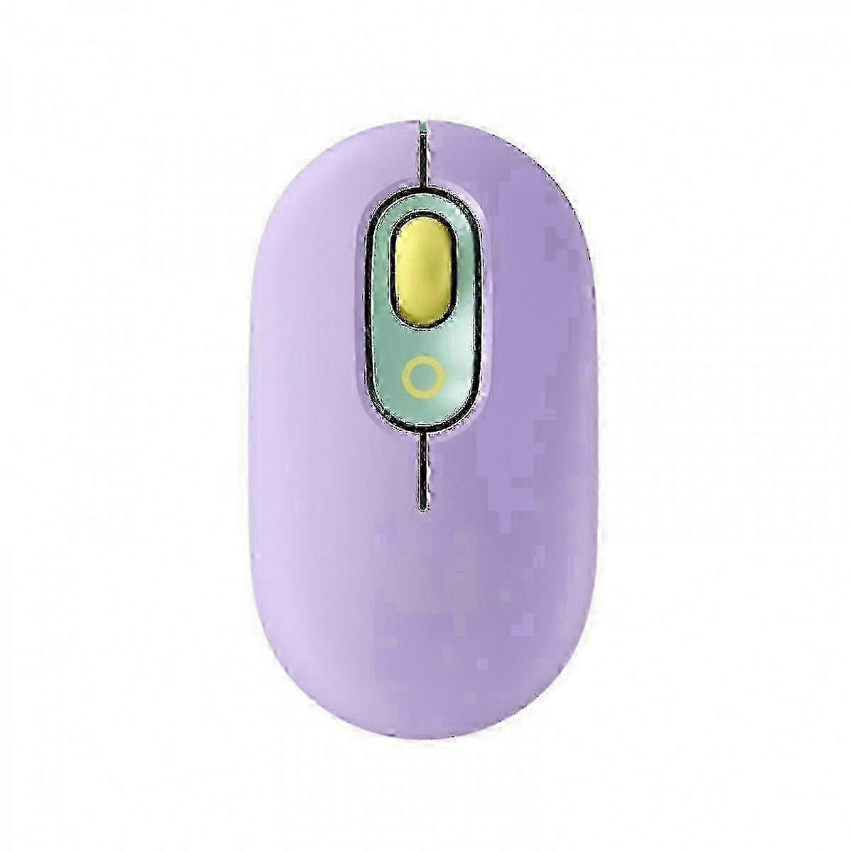 2025 POP Mouse, Wireless Mouse with SilentTouch Technology, Precision/Speed Scroll, Purple