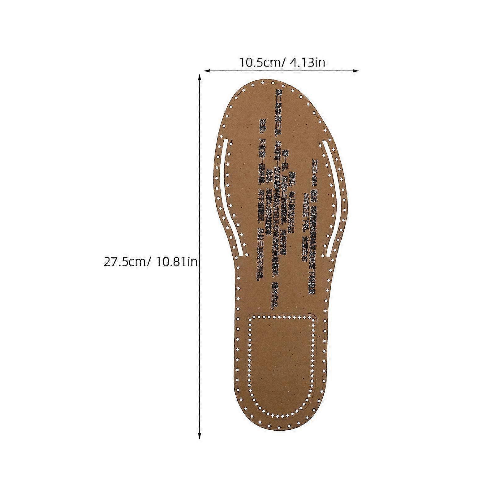 DIY Slipper Template, Kraft Paper Sandal Quilting Pattern Set, Compatible with Size 40, 1 Pair