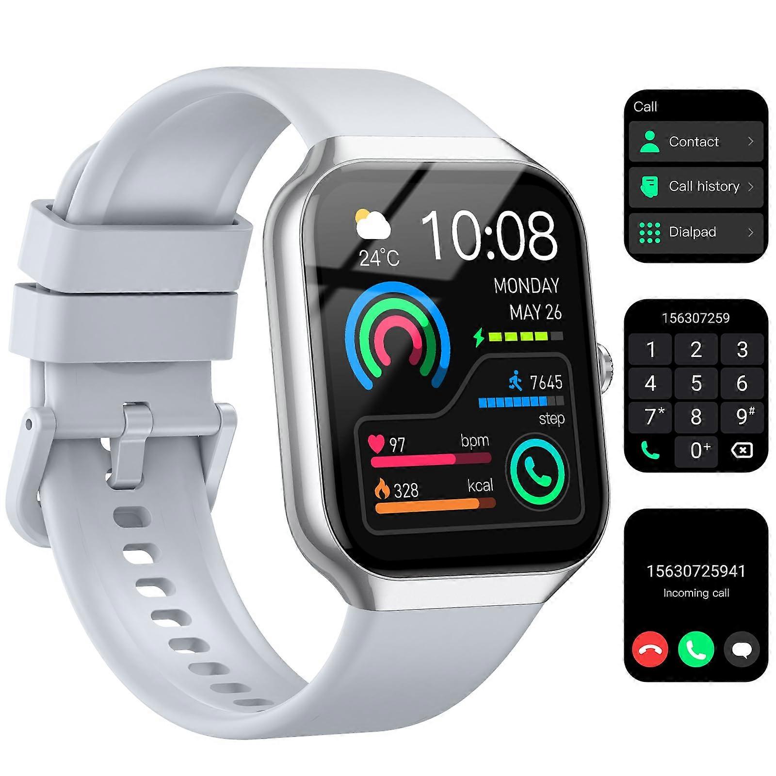 Smart Watch with Call Function Bluetooth Calling Touchscreen Fitness Tracker for Women and Men