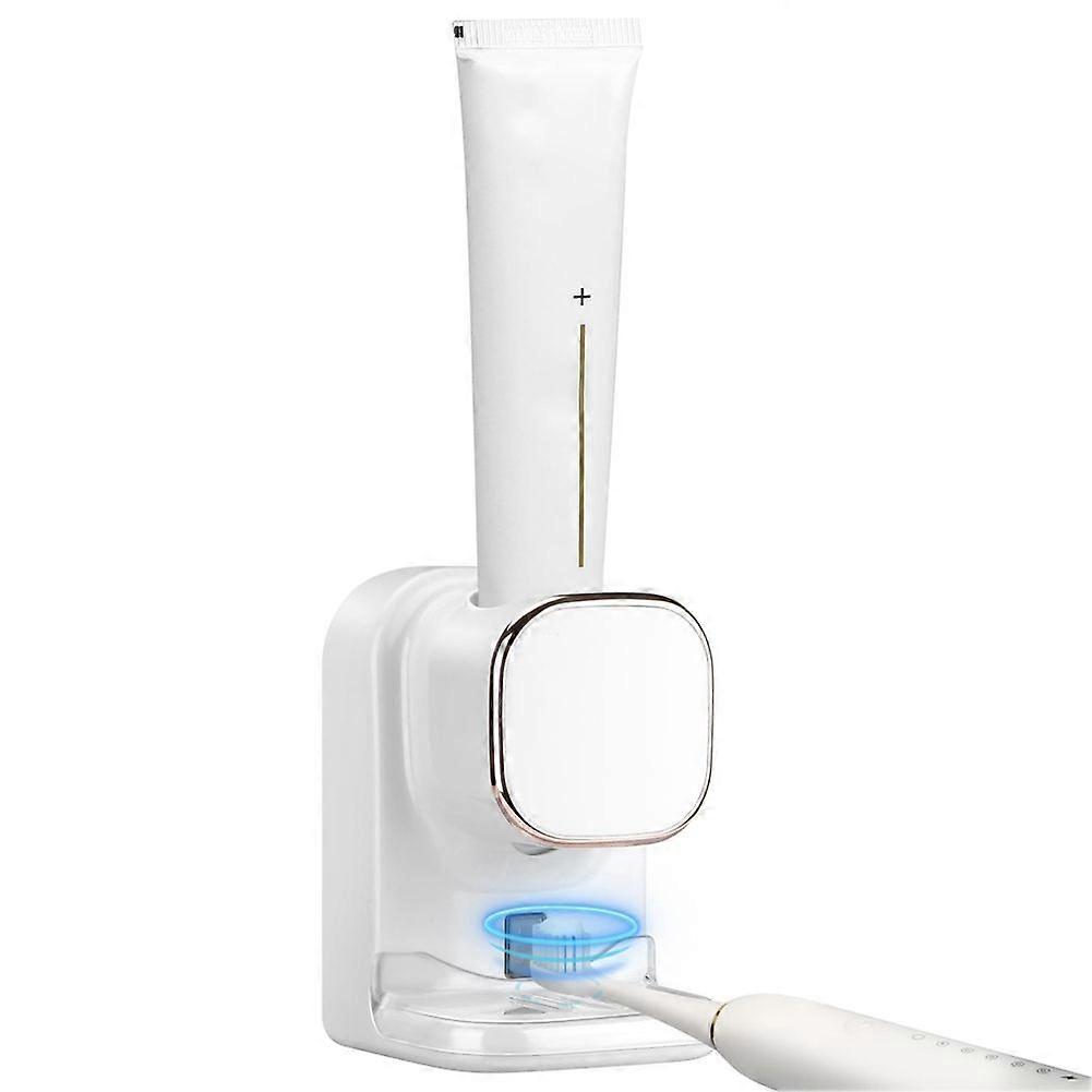Automatic Toothpaste Dispenser Toothpaste Dispenser for Electric Toothpaste Dispenser Wall Mounted for Bathroom,White