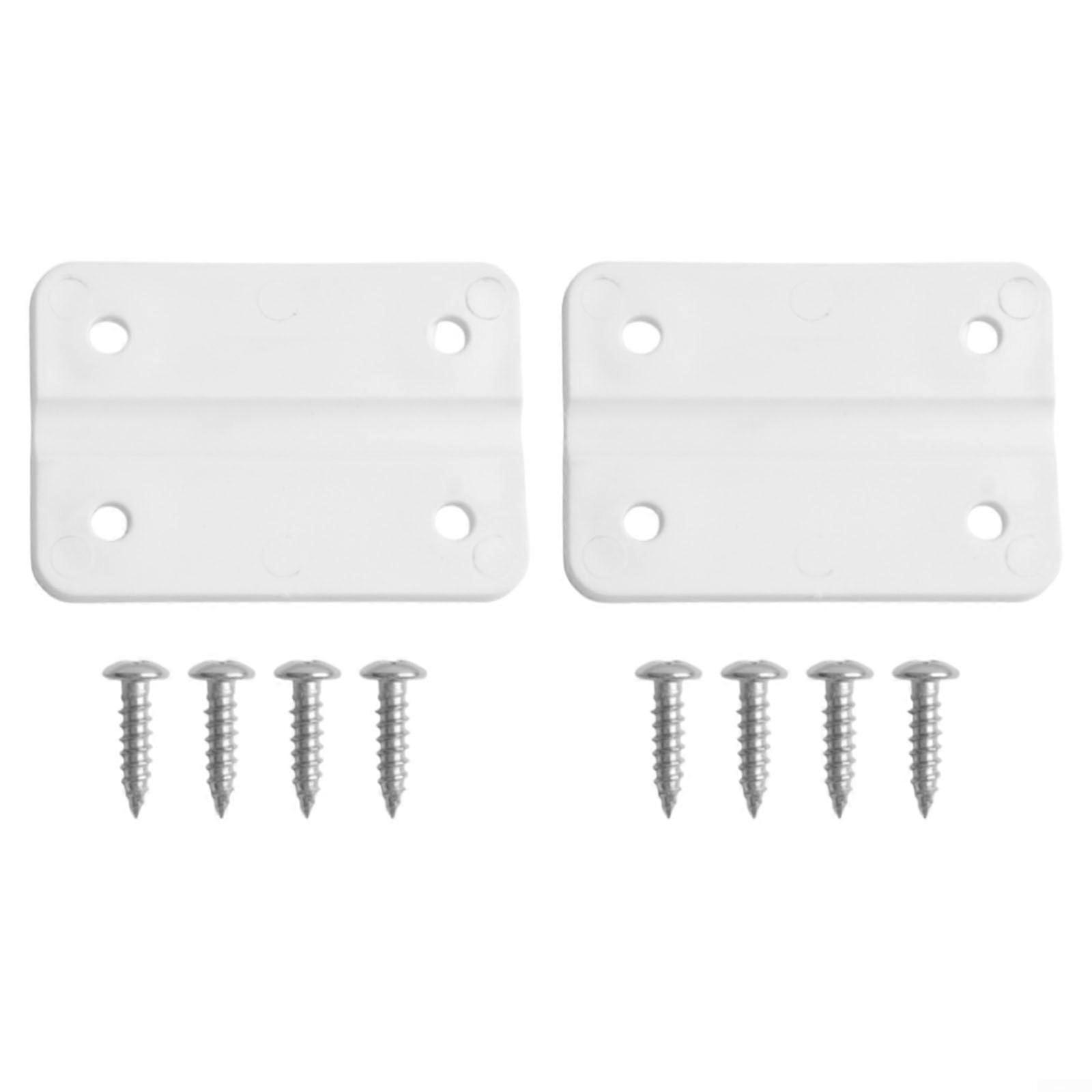 Cooler Hinges Set for Igloo with Screws, WeatherResistant Plastic Cooler Replacement Hinges