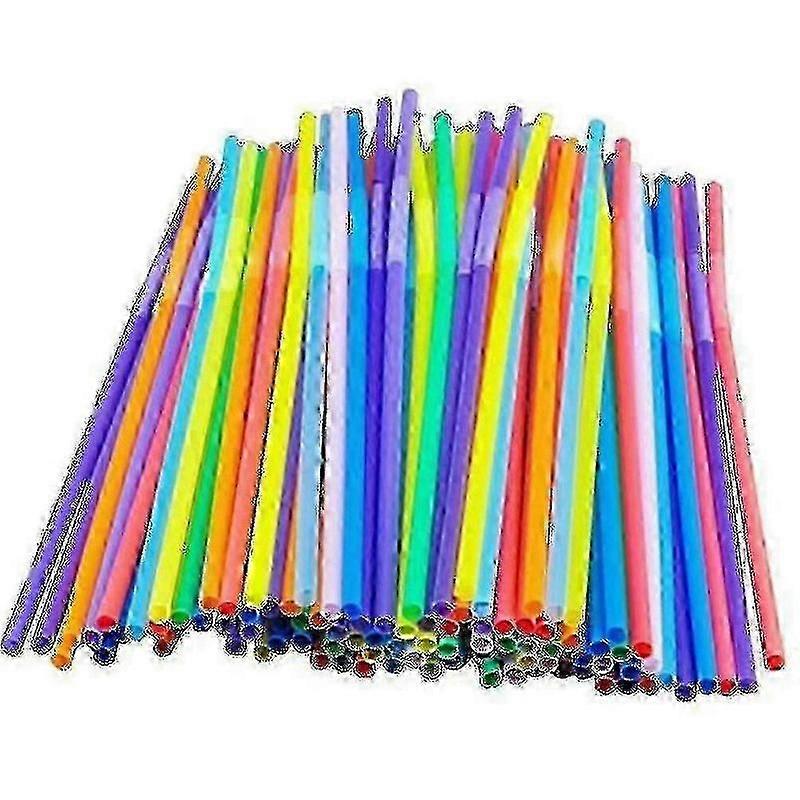 Flexible plastic straws 1000pcs for party and wedding drinks