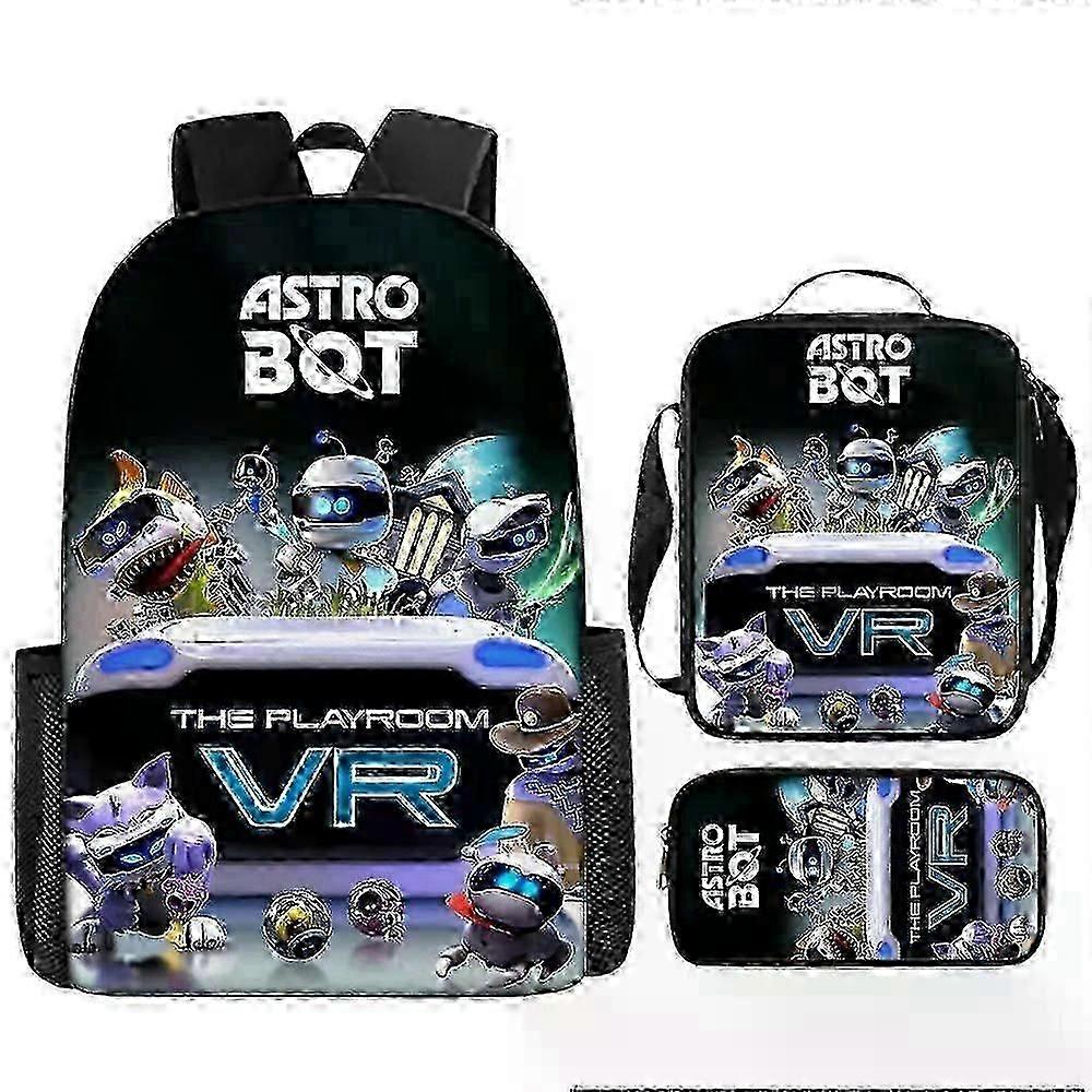 Astro Bot School Backpack Robot For Student Pen Bag Shoulderbag - HF