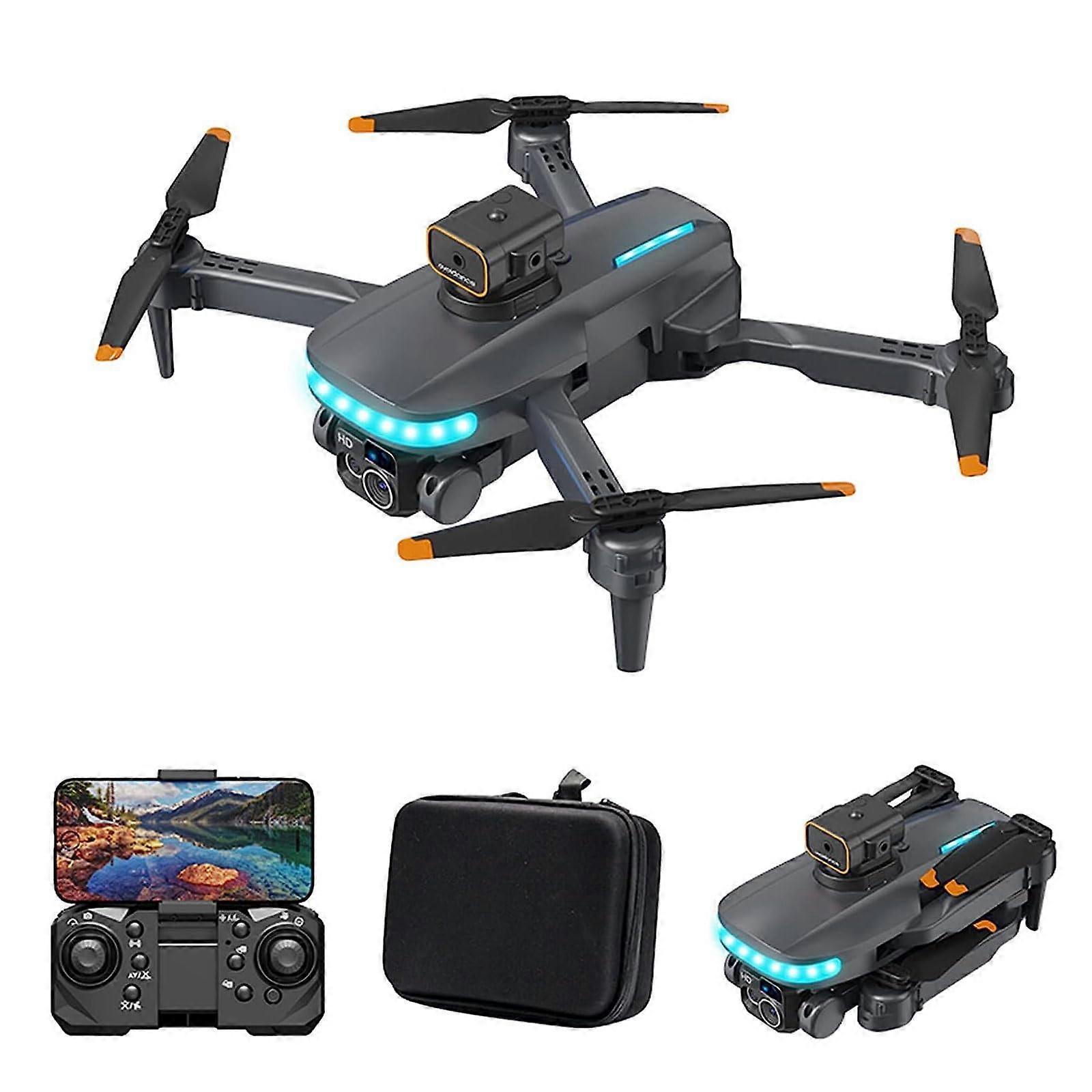 Foldable Brushless FPV Drone with Dual HD Camera and Intelligent Obstacle Avoidance for Travel