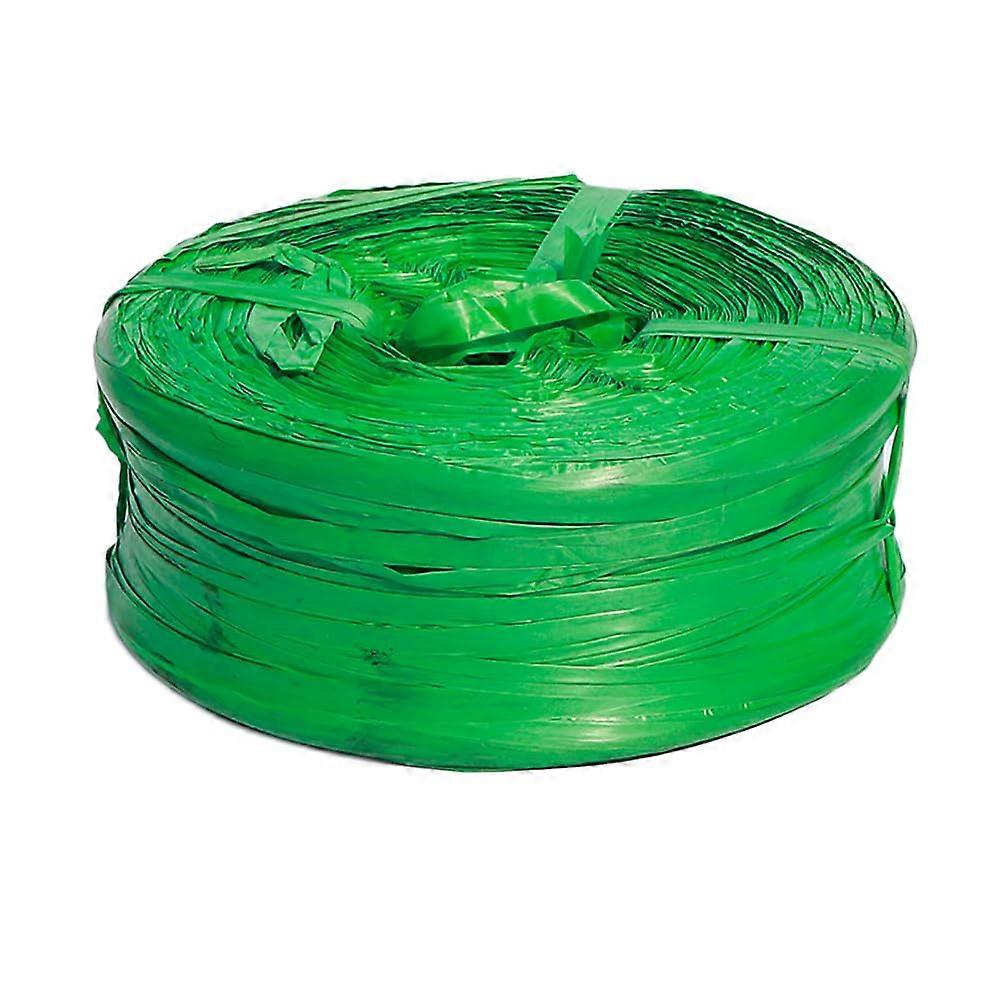 Green Nylon Plastic Rope Roll for Packing, Gardening, Bundling and ColorCoded Organization