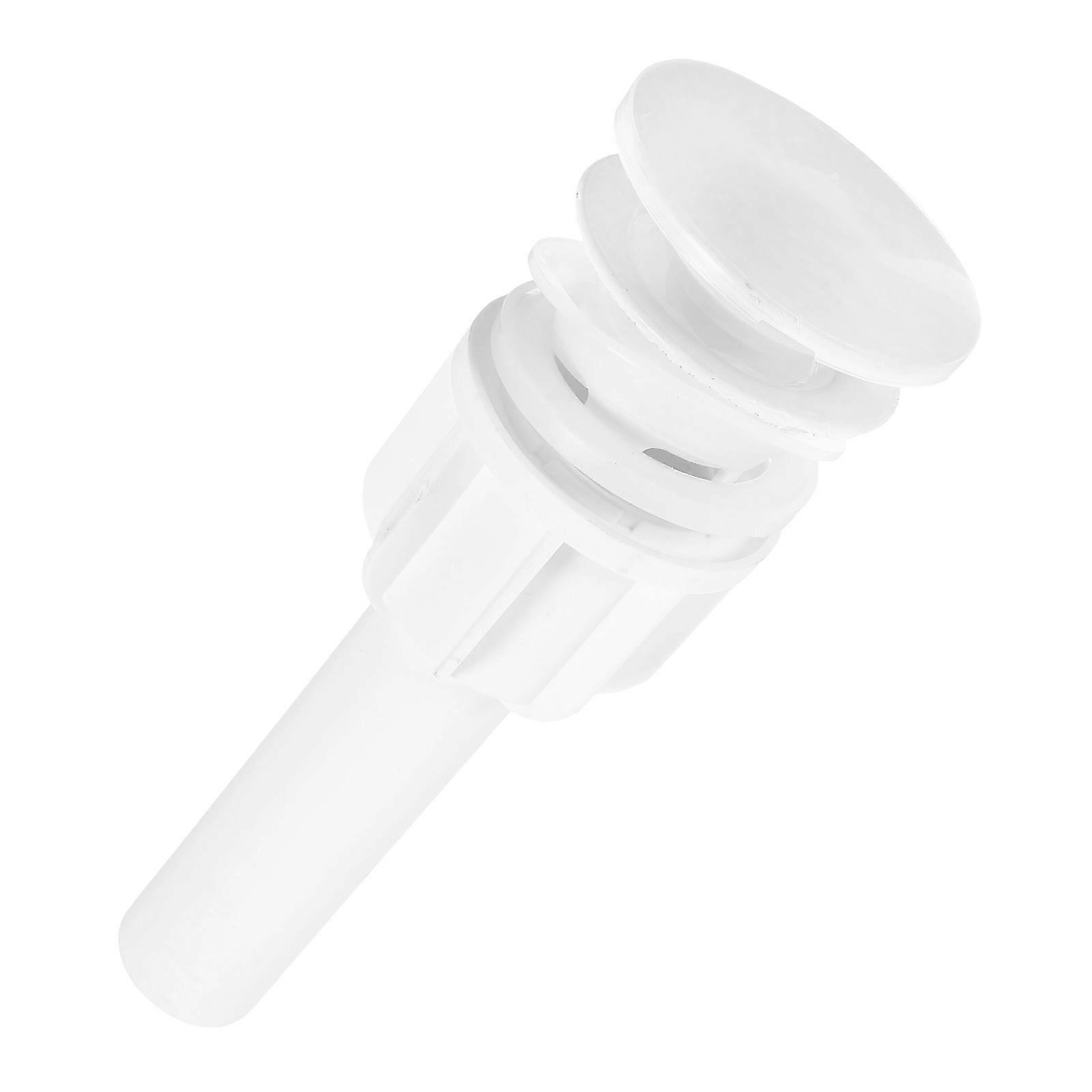 Sink Drain Plug White Plastic for Bathroom Basin Use Washbasin Stopper