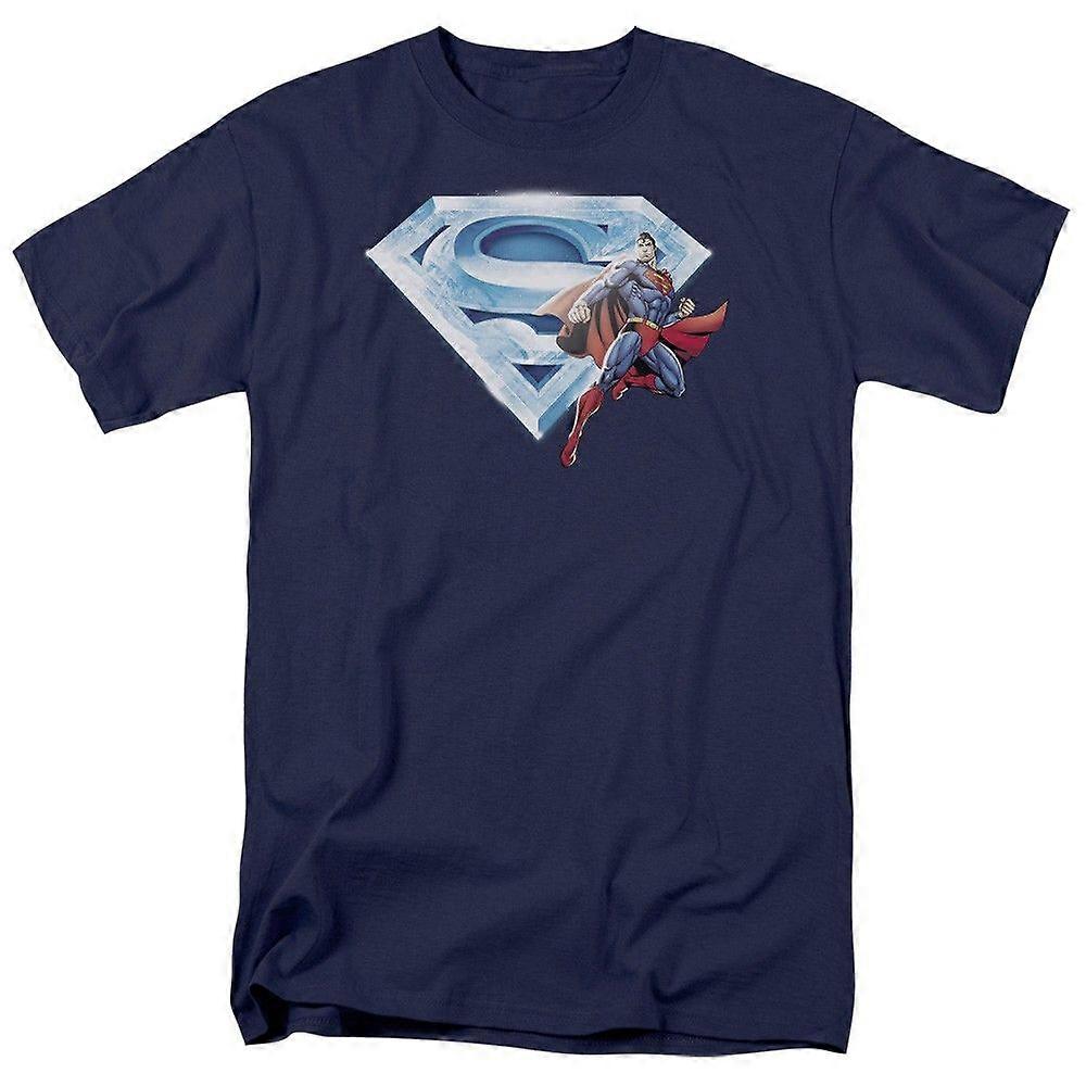 Superman Superman Crystal Logo TShirt A2386