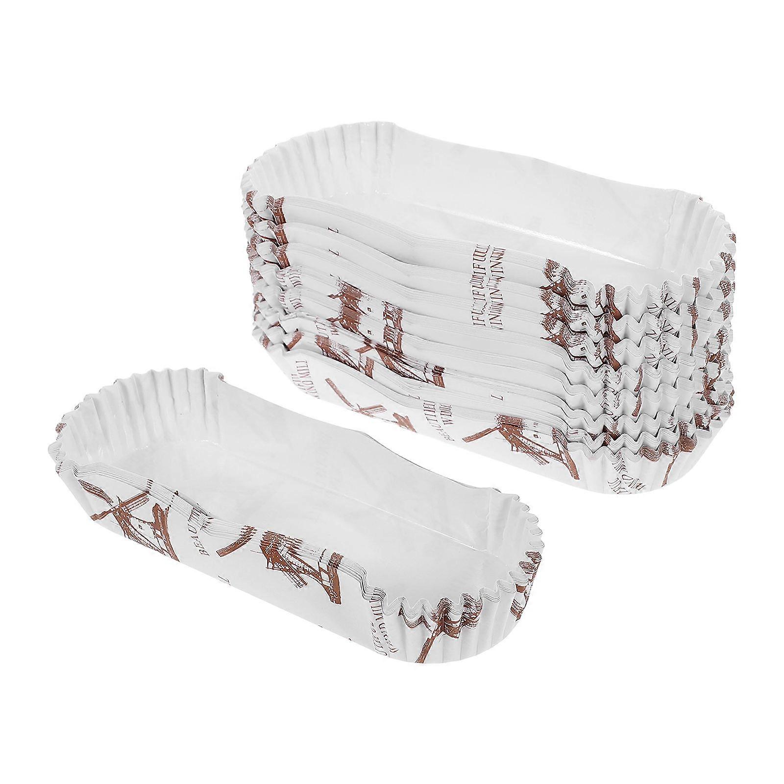 Baking Cups Bread Paper Liners for Baking 100Pcs High Temperature Non Stick Cups