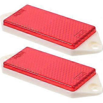 2pcs Anhänger-Reflektor-Anhänger-Fahrsicherheitsreflektoren Camper-Anhänger-Vorräte