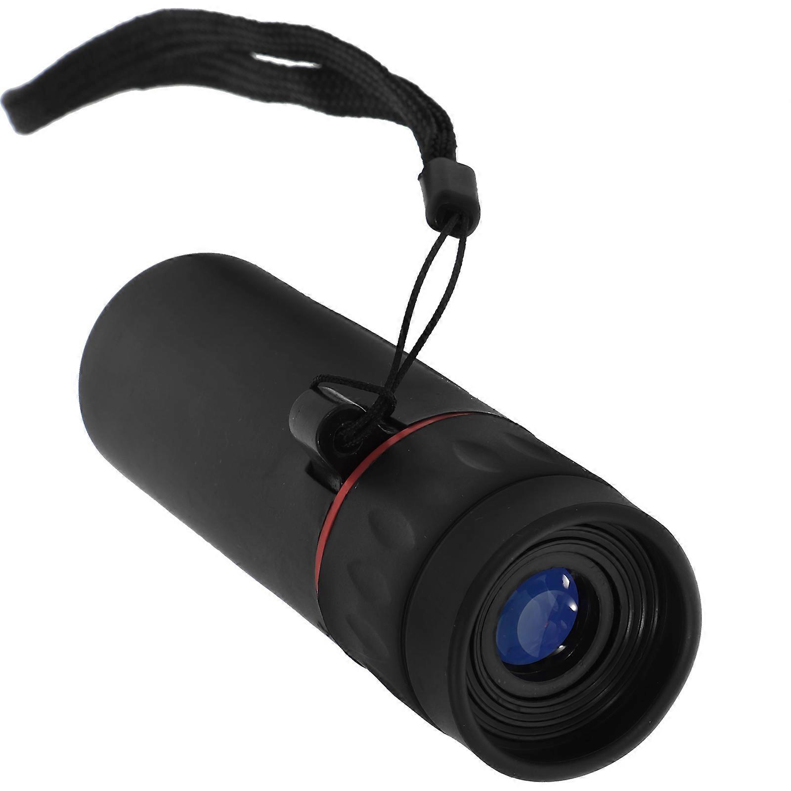 Adjustable Focus Monocular 10x25 for Hiking 1 Unit Black