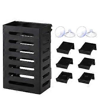 Paquet de 2 porte-plantes d’aquarium avec crochets et ventouses, gobelets de jardinière aquatique suspendus pour aquarium