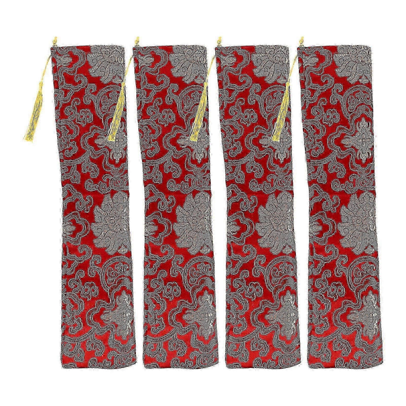 Picture Scroll Organizer for Calligraphy Scroll Storage 4Pcs Durable