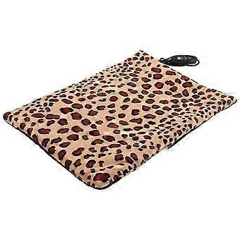 Leopard Haustier-Heizkissen, USB-betriebene Heizdecke für Katzen