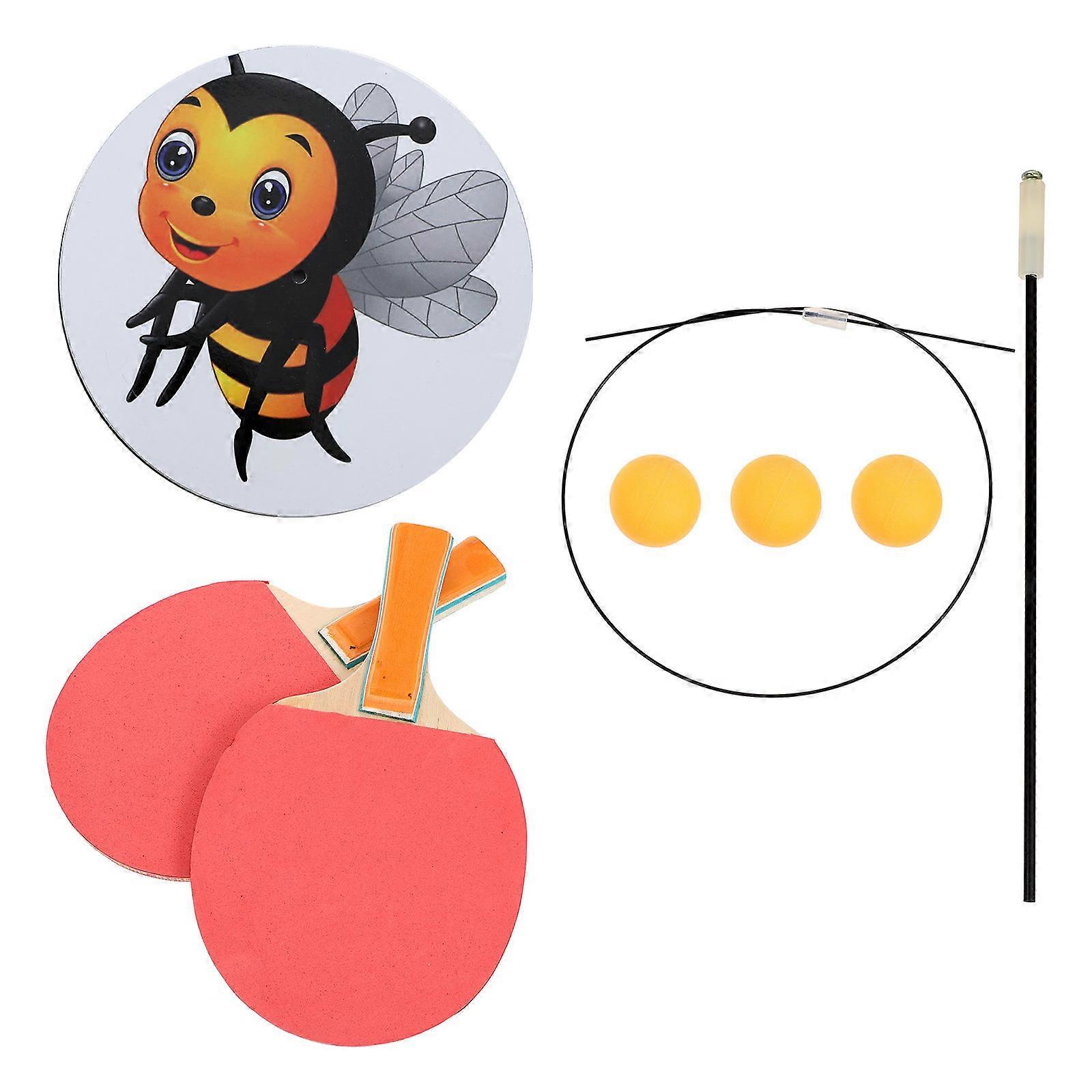 Table Tennis Trainer 1Set Elastic Shaft Practice Kit for Training