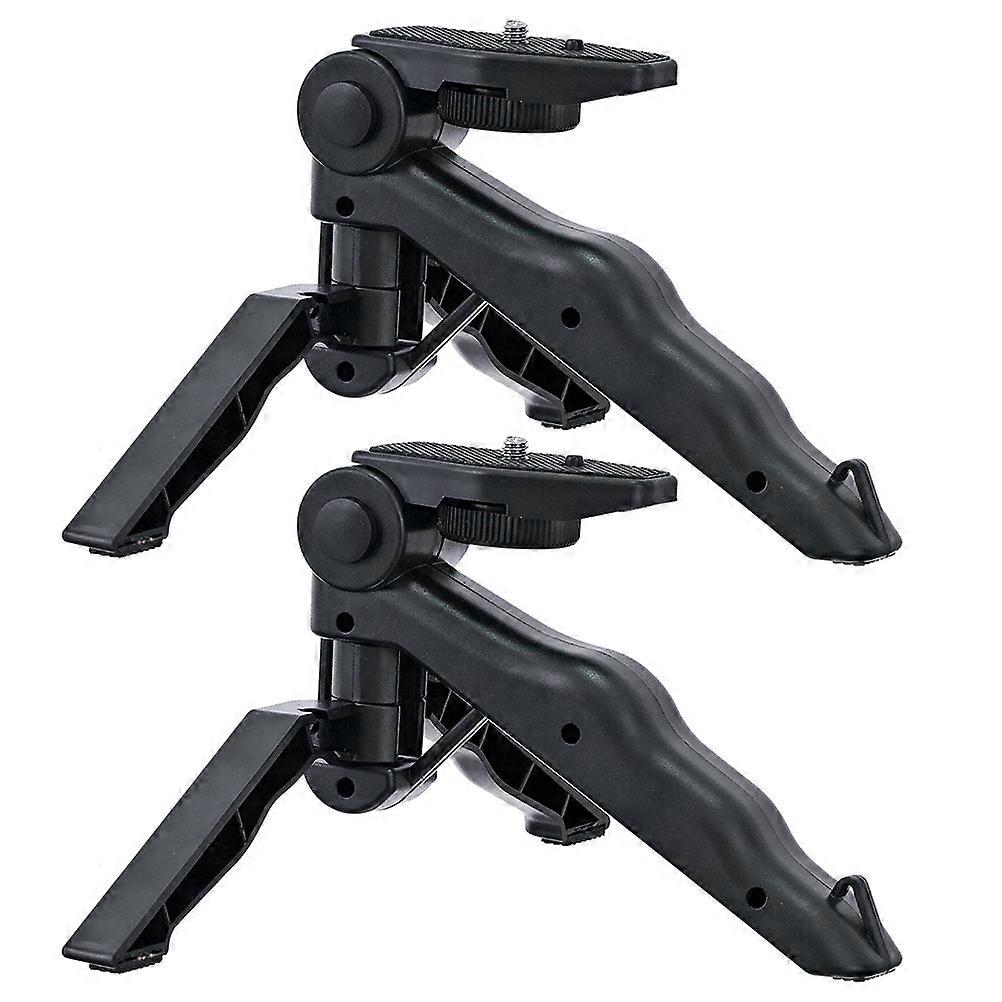 Action Camera Tripod Handheld Mini Camera Stand for Video 2Pcs Black