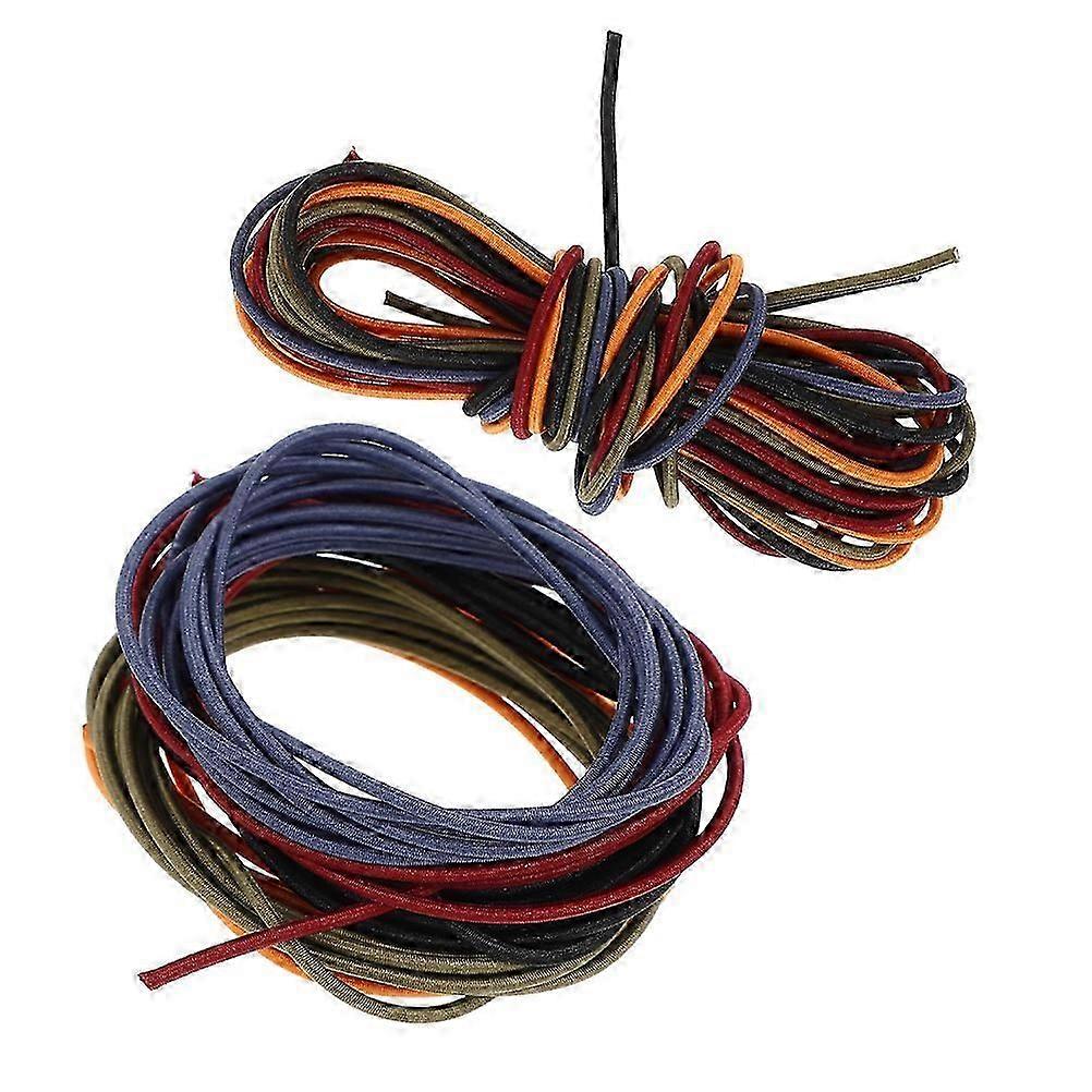 Elastic Nylon Rope Bands for Notebook Organizing Strap 10Pcs Assorted