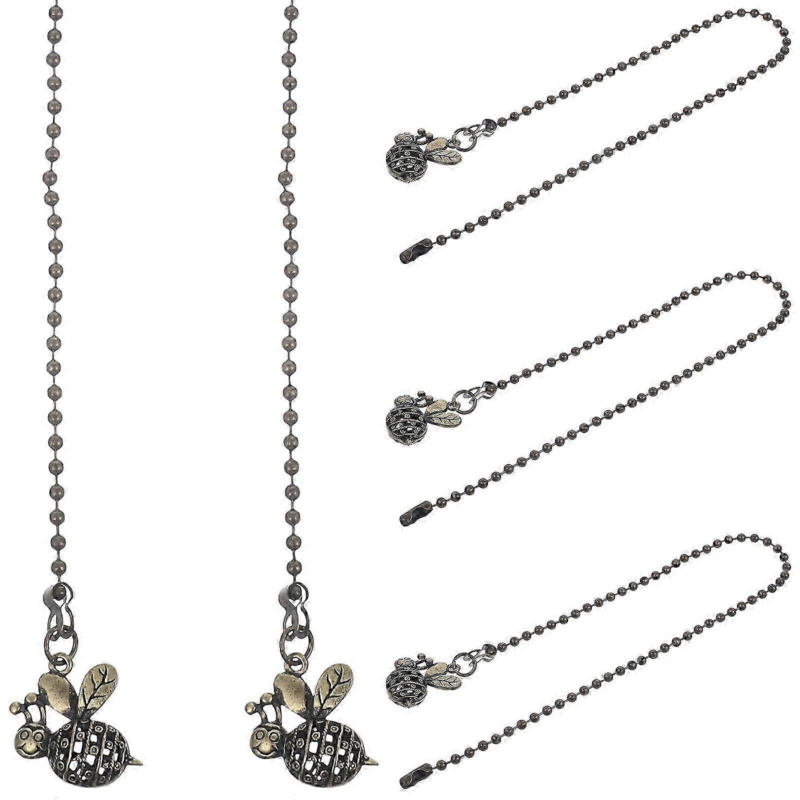 Honeybee Pull Chain Ceiling Fan Pull Chain for Decorative Use 5Pcs Set