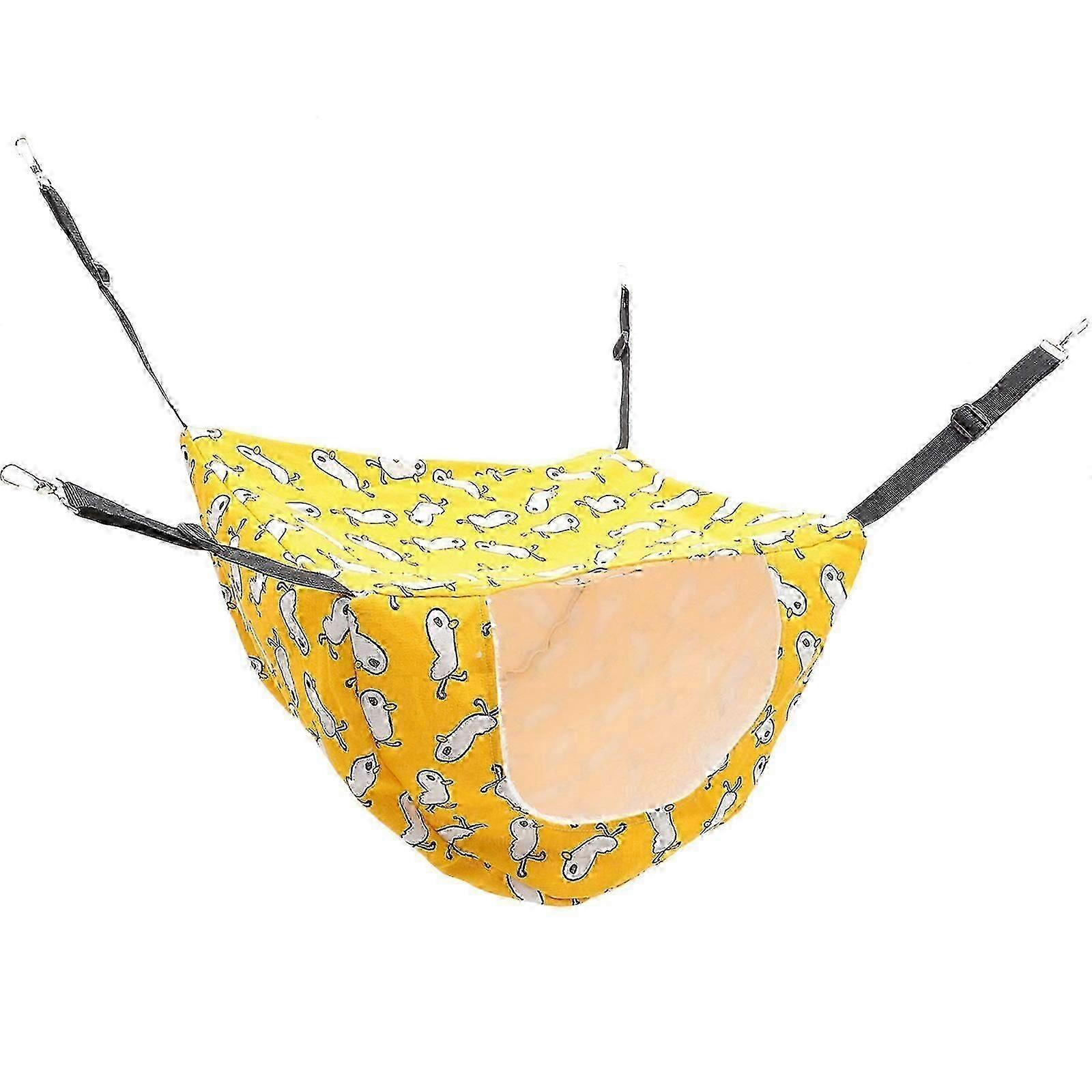Cat Cage Hammock Double Layer Bed for Pet Use Adjustable