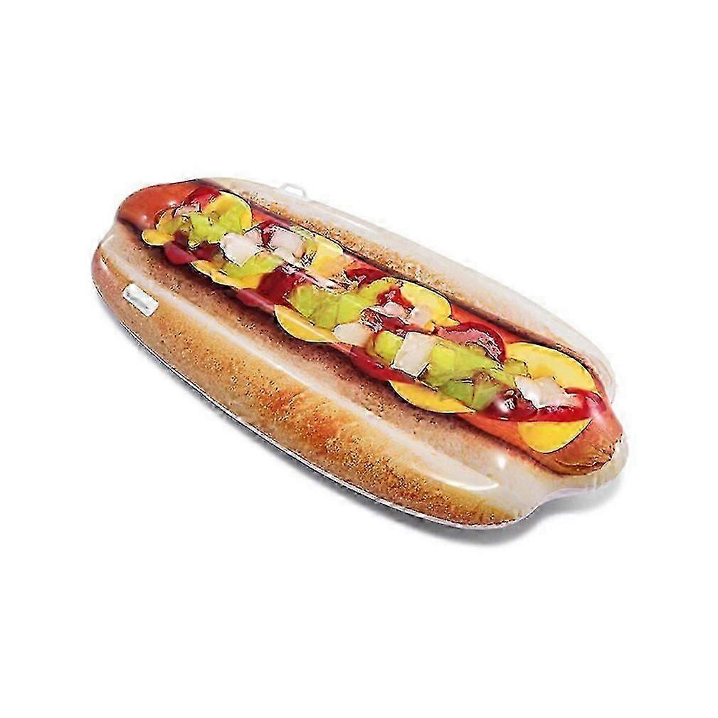 Hot Dog Pool Float Inflatable Beach Floating Bed Qd