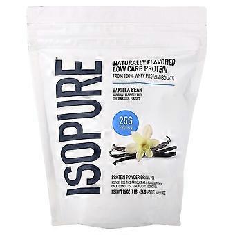 Isopure, eiwitrijke drankmix met weinig koolhydraten, vanillesmaak, 454 g