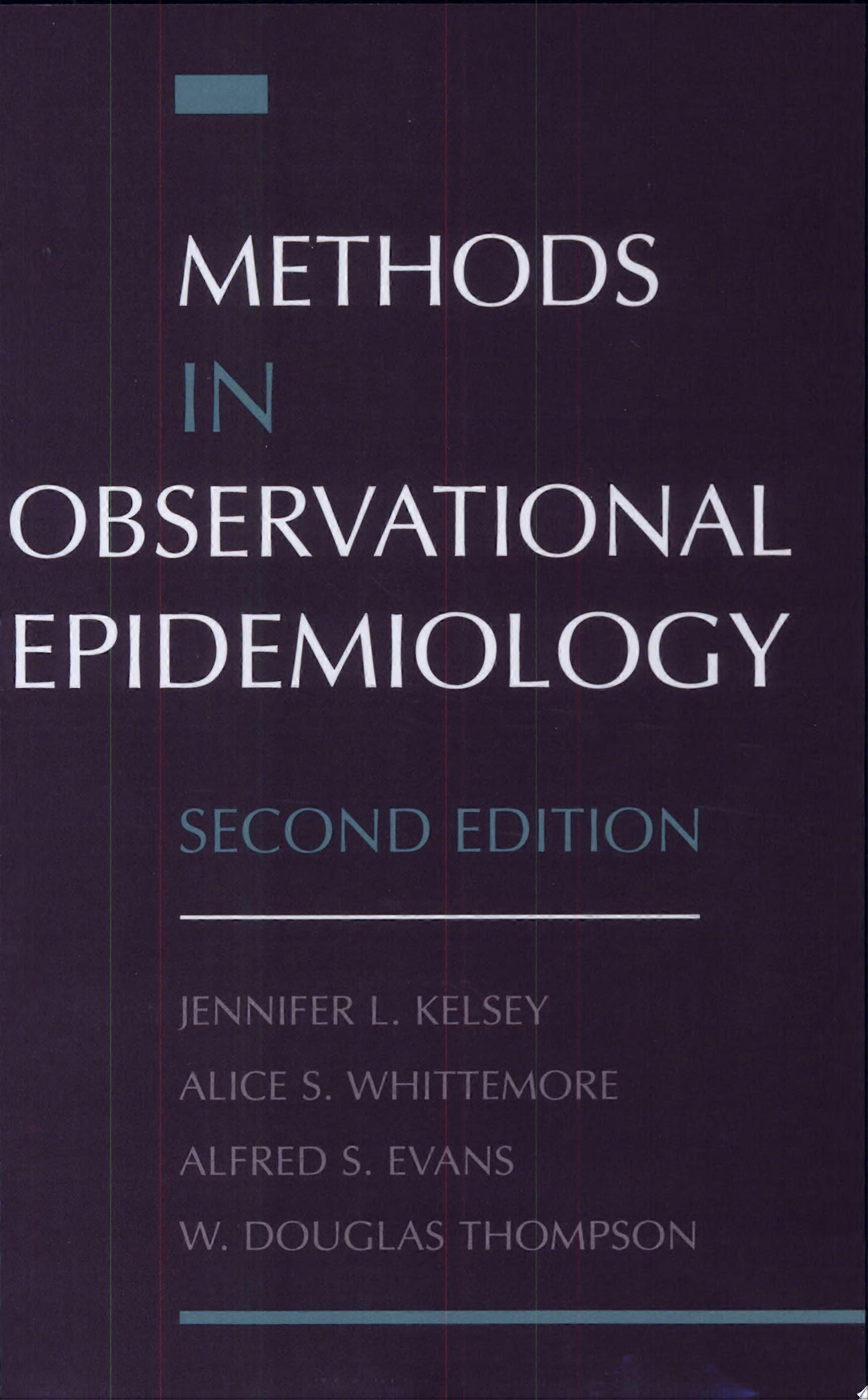 Methods in observational epidemiology