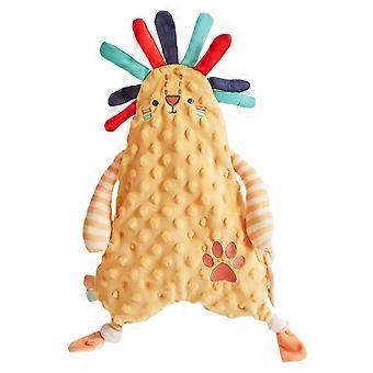 Peluche Lion Jaune, Serviette Apaisante pour Bébé, pour le confort et l'apaisement des nourrissons