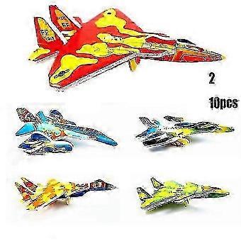 10pcs kinderen vliegende zweefvliegtuig vliegtuigen geschenken model diy vliegtuig kinderen diy speelgoed