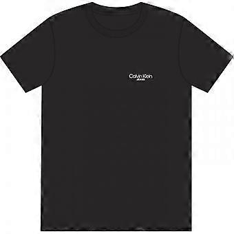 Calvin Klein Herren T-Shirt mit Rückenprint und Logo (Regular-Größe)