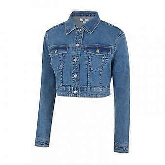 US Polo Assn Womens/Ladies Cropped Denim Jacket