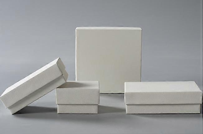 Dww-Multipurpose Rectangular Gift Boxes, White, 4 Assorted Sizes: 5.1*5.1*3.3cm, 5*8*2.8cm, 7*9*2.8cm, 9*9*3cm
