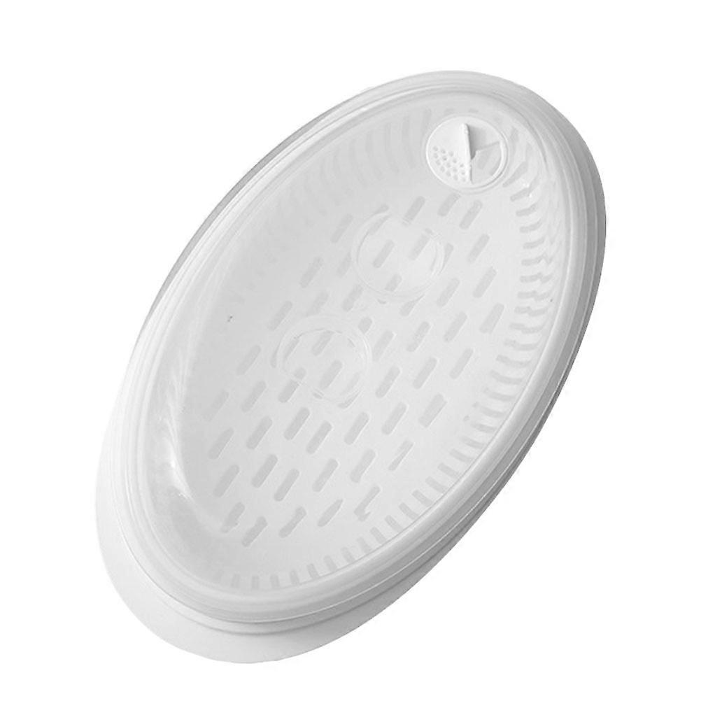 1Pc Versatile Fish Steamer Premium PP Steaming Holder Fish Steaming Plate