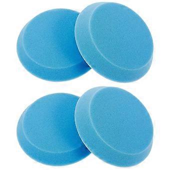 4pcs Bowling Polishing Sponge Pads, Multipurpose Round Polishing Sheets