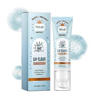 Hoygi Refreshing Protective Cream Summer Outdoor Anti-Exposure Uv Moisturizing Skin Even Bright Non-Greasy