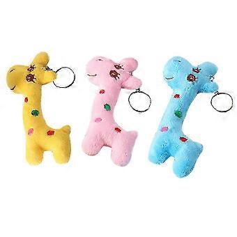 Niedlicher Schlüsselanhänger Anhänger Kleine Kuscheltier Plüsch Puppen für Liebhaber Partner Graduierungen 3Pcs