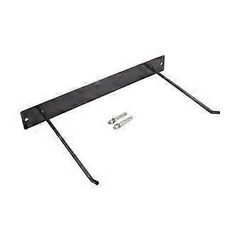 Yoga Mat Storage Rack Wall Mounted Holder for 15 Mats with Hooks for Foam Rollers and Bands