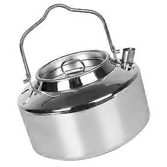 Stainless Steel Camping Kettle with Fast Boiling Design, Lightweight Travel Tea Pot for Outdoor Cooking