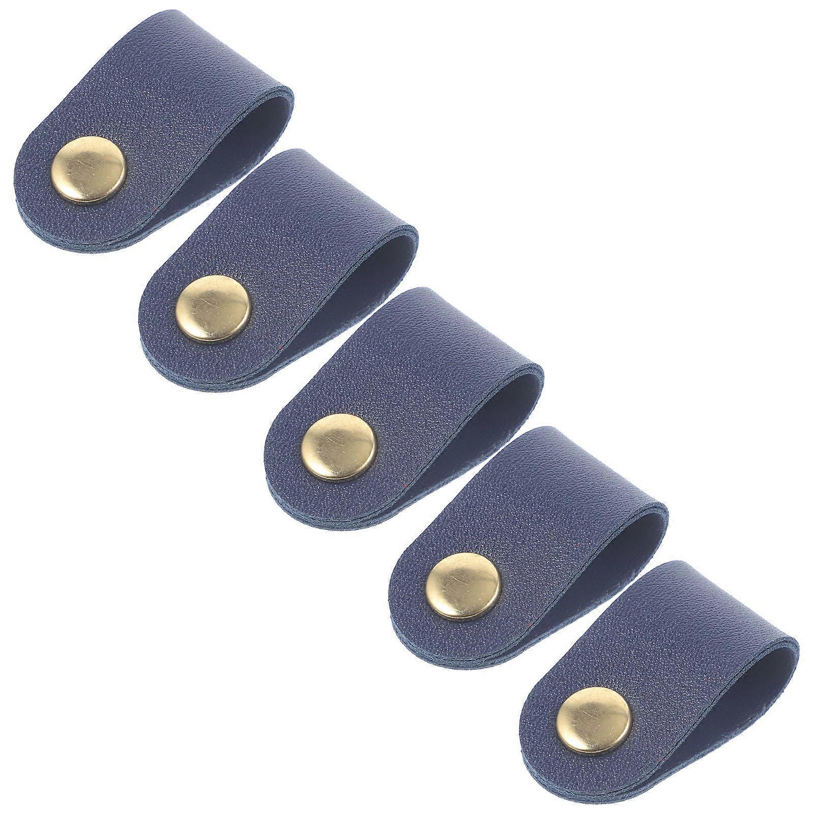 5pcs Cable Organizer Cable Winder Computer Cable Tie Strap Cord Fixing Strap
